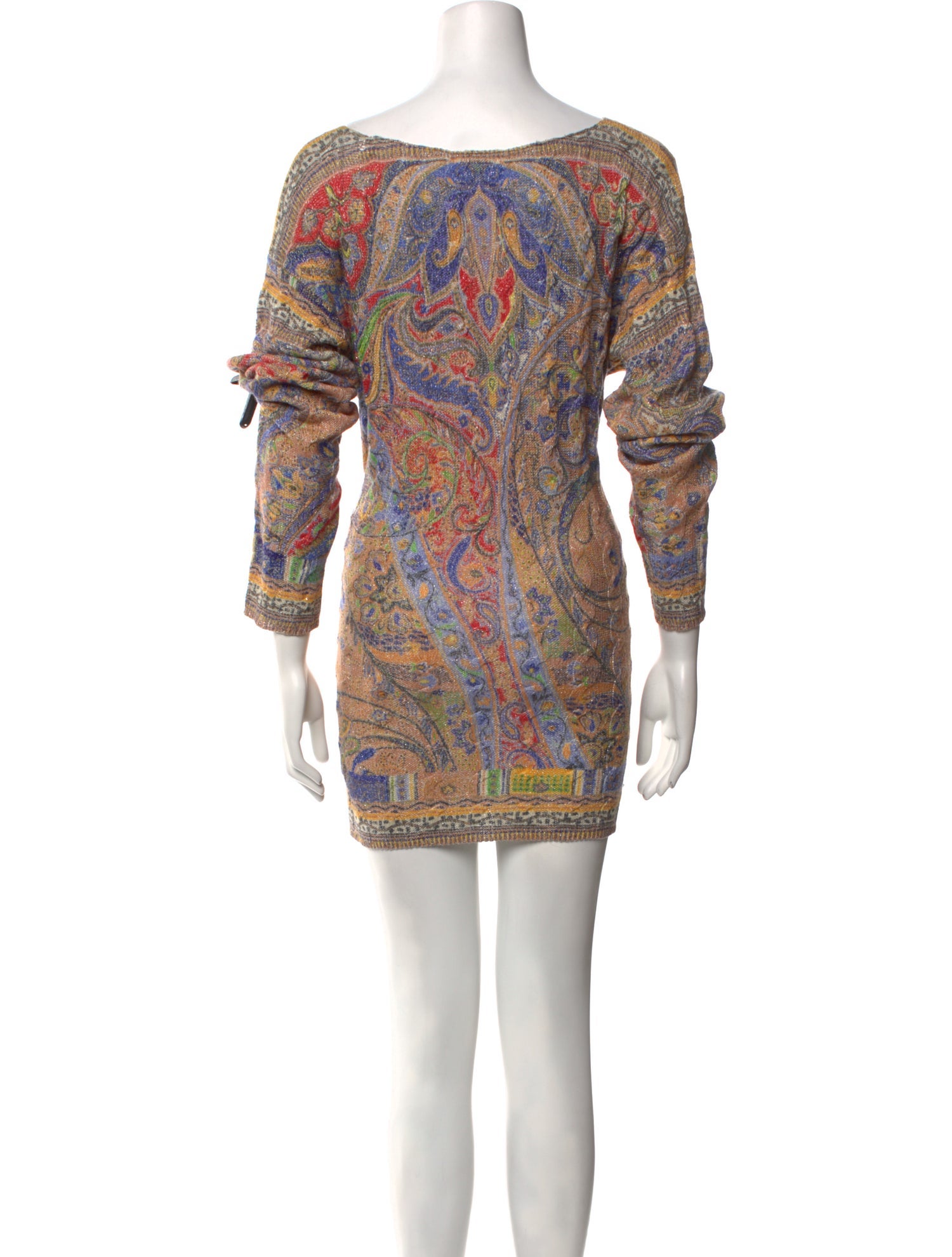 Etro Paisley Print Mini Dress